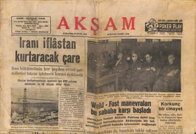 Akşam Gazetesi 30 Eylül 1953 - Arazi Kıymetlendirmenin Yeni Bir Çaresi Keşfedildi ! GZ92438 - 1