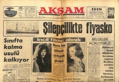 Akşam Gazetesi - 30 Eylül 1966 - Nurettin Altay Akıl Hastanesinden Kaçtı GZ99790 - 1