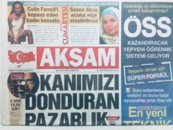 Akşam Gazetesi 30 Eylül 2006 - Kanımızı Donduran Pazarlık GZ43089 - 1