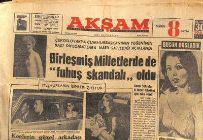 Akşam Gazetesi 30 Haziran 1963 - İnönü Trenden İnince Soluğu Denizde Aldı GZ115068 - 1