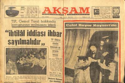 Akşam Gazetesi - 30 Ocak 1967 - Celal Bayar Kayseride GZ99628 - 1