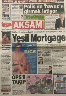 Akşam Gazetesi 30 Temmuz 2005-Polisde Havuza Girmek İstiyor GZ45332 - 1