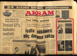 Akşam Gazetesi 31 Ekim 1966 - Yeni Bakan Aranıyor GZ60601 - 2