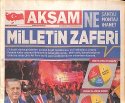 Akşam Gazetesi 31 Mart 2014 - Yeni Kia Sorento Paris'i Bekliyor - Milletin Zaferi GZ160060 - Gökçekoleksiyon