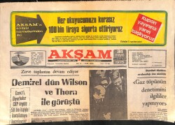 Akşam Gazetesi 31 Mayıs 1975 - TRT'de Yeni Kadrolar Kuruldu - İstanbul'a Akın Sürüyor GZ160265 - Gökçekoleksiyon