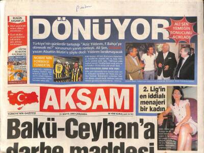 Akşam Gazetesi 31 Mayıs 2006 - Asya Ve Avrupanın Büyük Kısmını Fetheden İmparator Cengiz Hanın ABDli Bir Torunu Bulundu GZ96883 - 1