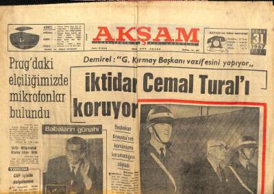 Akşam Gazetesi - 31 Ocak 1967 - Demirel İktidar Cemal Turalı Koruyor GZ99629 - 1