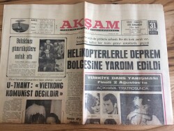 Akşam Gazetesi 31 Temmuz 1967 - Bölükbaşı Gümrükçülere Nutuk Attı GZ72769 - 2