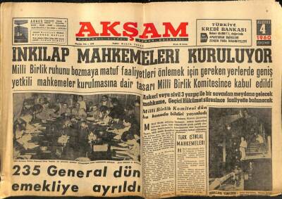 Akşam Gazetesi 4 Ağustos 1960 - Amerika 34 Milyon Dolar Hibe Etti GZ82382 - 1