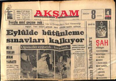 Akşam Gazetesi 4 Eylül 1963 - A. Tamirof Dün Taksi Şoförüne Ders Verdi GZ87858 - 1
