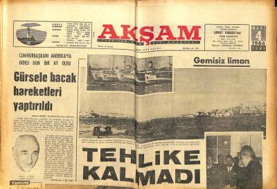 Akşam Gazetesi - 4 Mart 1966 - Nkhrumah Gineye Başkan Oldu GZ99907 - 1