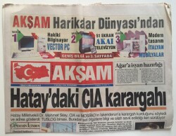 Akşam Gazetesi 4 Nisan 1996 - Yolsuzluklar Ve Partiler GZ6573 - 2