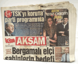 Akşam Gazetesi 4 Ocak 2010 - İsrailde Gergin Toplantı GZ5660 - 2