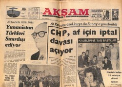 Akşam Gazetesi 5 Ağustos 1966 - Menderesin Heykelleri Diktirilecek GZ72317 - 1