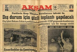 Akşam Gazetesi 5 Haziran 1962 - Uçak Kazasında Bir Ailenin Üç Nesli Yok Oldu GZ60480 - 1