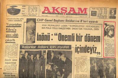 Akşam Gazetesi 5 Mart 1967 - Muammer Karaca Sahnede Kriz Geçirdi GZ86715 - 1