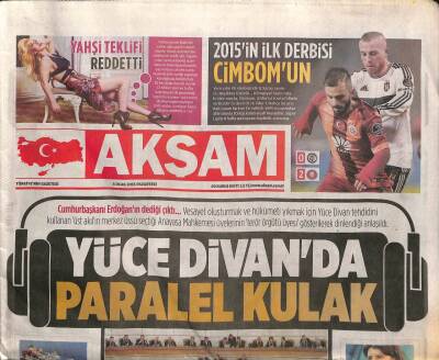 Akşam Gazetesi 5 Ocak 2015 - Cem Yılmaz Ve Ayşe Hatun Önalın Sosyal Medya Paylaşımları , Ayrılık Dedikodularını Beraberinde Getirdi GZ106049 - 1