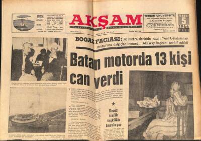Akşam Gazetesi 5 Temmuz 1966 - Gençlik Johnsona İstiklal Beyannamesi Fotokopisini Yolladı GZ72315 - 2