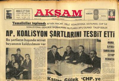 Akşam Gazetesi 6 Aralık 1963 - Mevlana Yarın Dünyanın Dört Tarafında Anılacak GZ60576 - 1