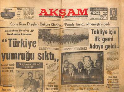 Akşam Gazetesi 6 Aralık 1967 - Fazıl Ahmet Aykaç Dün Vefat Etti GZ102763 - 1