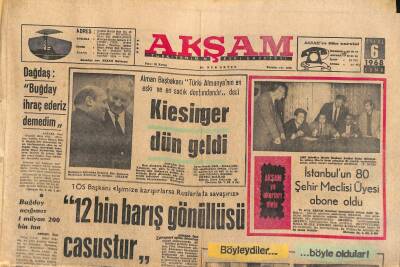 Akşam Gazetesi 6 Eylül 1968 - Balkan Şampiyonasında Dün 7 Atletimiz Elendi GZ119232 - 1