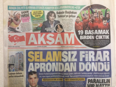 Akşam Gazetesi 6 Kasım 2015 - PYDnin Amerikan Rüyası Bitti GZ27763 - 1