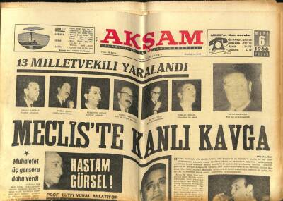 Akşam Gazetesi 6 Mart 1966 - Mason Derneği Kongresine Dün Gazeteciler Alınmadı GZ92925 - 1