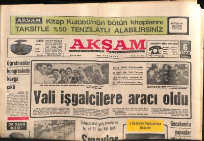 Akşam Gazetesi 6 Temmuz 1968 - Hülya Koçyiğit Selim Soydan İle Evlendi GZ79525 - 1