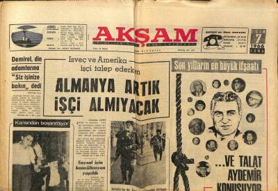 Akşam Gazetesi 7 Ekim 1966 - Diyanet İşlerindeki Sahtekarlığa El Kondu GZ97736 - 1