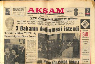 Akşam Gazetesi 7 Eylül 1963 - Aziz Nesin 3 Yıl Sonra Akşamda GZ87888 - 1