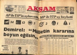 Akşam Gazetesi 7 Haziran 1966 - NATO Karargahı Brüksele Alınıyor GZ72261 - 2