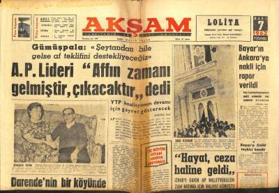 Akşam Gazetesi - 7 Mart 1963 - Drendenin Bir Köyünde 47 Çocuk Hastalıktan Öldü GZ99707 - 1