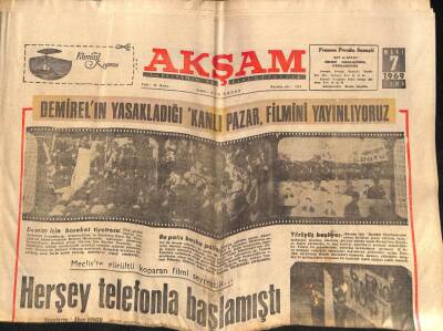 Akşam Gazetesi 7 Mart 1969 - İnönü Atatürke Yazdığı Mektuplarla İlgili Açıklama Yaptı GZ72264 - 2
