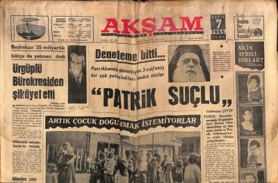 Akşam Gazetesi 7 Mayıs 1965 - Ürgüplü Bürokrasiden Şikayet Etti GZ92253 - 1