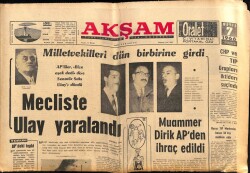 Akşam Gazetesi 7 Mayıs 1966 - İnönü , Gürseli Ziyaret Etti GZ60445 - 1