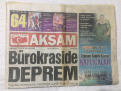 Akşam Gazetesi 7 Ocak 2001 - Mehmet Ali Benden İkiz Bebek İstedi,Saddam Ölmediğini İspatladı - GZ17490 - 1