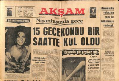 Akşam Gazetesi 7 Şubat 1965 - Karamanlis Yolsuzluk Suçu İle Mahkemeye Verilecek GZ87863 - 1