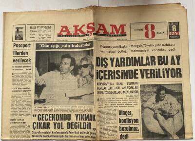 Akşam Gazetesi 8 Ağustos 1963 - Çöp Kuyusunda Bir Eser Bulundu GZ60660 - 1