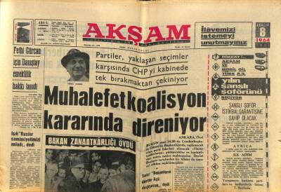 Akşam Gazetesi 8 Aralık 1964 - Berec Pil Fabrikasında 1000 iŞÇİ Greve Başladı GZ82332 - 1