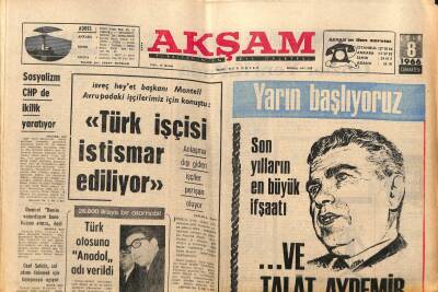 Akşam Gazetesi 8 Ekim 1966 - Türk Otosuna Anadol Adı Verildi GZ87760 - 1