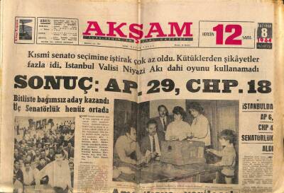 Akşam Gazetesi 8 Haziran 1964 - Jayne Mansfield İstanbulda Film Çevirecek GZ92248 - 1