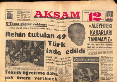 Akşam Gazetesi 8 Mart 1964 - Mandy , İstenmeyen Kadın İlan Edildi - Doktorların Açlıktan Kemiği Sayılıyormuş GZ92267 - 1