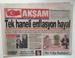 Akşam Gazetesi 8 Mart 1996 - Kadınlar Bugün Yine Tek Yürek GZ6560 - 2
