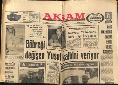 Akşam Gazetesi 8 Mayıs 1968 - Vietnamda Çok Kanlı Savaş Oluyor GZ76309 - 1