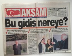 Akşam Gazetesi 8 Mayıs 1996 - Çiller Tofaş Zarflarını Açarak Ülkeye İyilik Etti GZ6565 - 2