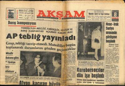 Akşam Gazetesi 8 Nisan 1963 - Kim Novak Evleniyor GZ87923 - 1