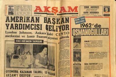 Akşam Gazetesi 9 Ağustos 1962 - İstanbula 22200 Telefon Veriliyor GZ60483 - 2