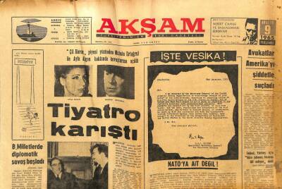 Akşam Gazetesi - 9 Aralık 1965 - Osmanlı Hanedanı Pariste Toplandı GZ99800 - 1