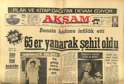 Akşam Gazetesi 9 Aralık 1966 - Selda Alkor İle Tanju Gürsunun Nişanları Suya Düştü GZ97620 - 1