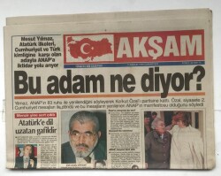 Akşam Gazetesi 9 Aralık 1995 - ABD Ekonomisini Türkiye Kurtaracak GZ7050 - 1
